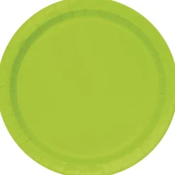 Neon Green Paper Plate 7" | 50ct
