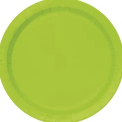 Neon Green Paper Plate 9in | 50ct