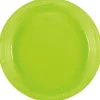 Neon Green Plastic Plate 10in | 50ct