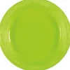 Neon Green Plastic Plate 7in | 50ct