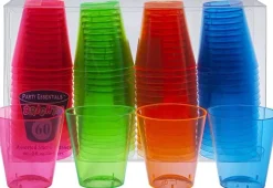 Neon Plastic Shot Glass 2 oz. | 60ct