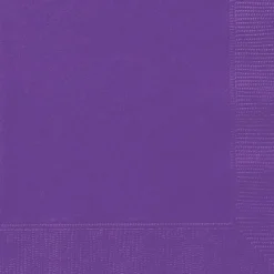 Neon Purple Lunch Napkins | 40ct