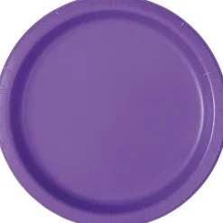 Neon Purple Paper Plate 10in | 20ct
