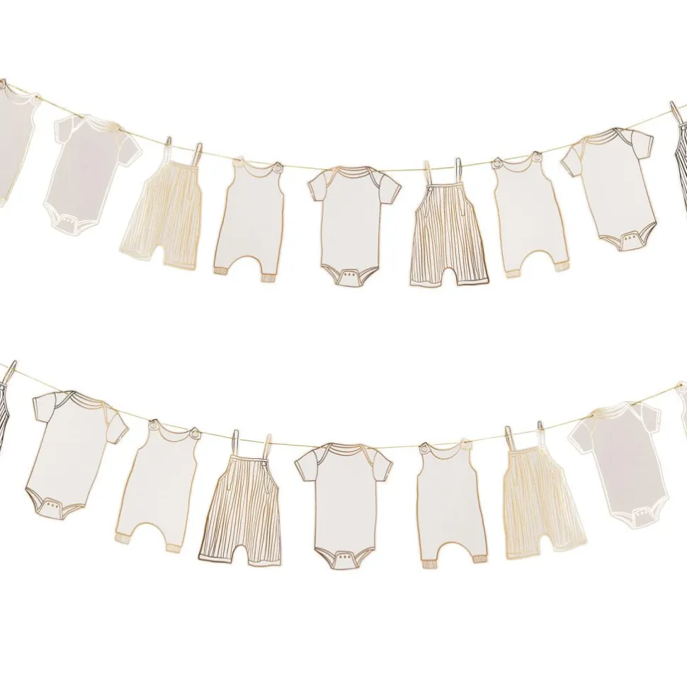 Neutral Baby Clothesline Banner Garland | 1ct