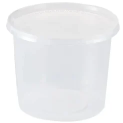 Nicole Home Collection Food Storage Container Round Clear 25 oz | 5ct