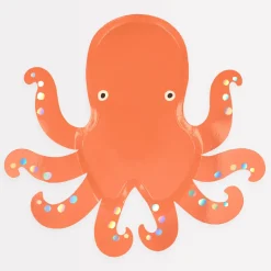 Octopus Plates | 8ct