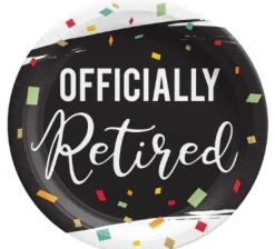 Officially Retired Paper Plates, 7" | 8ct