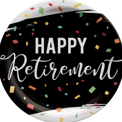 Officially Retirement Plates 10" | 8ct