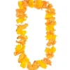Orange Yellow Two-Tone Flower Lei | 1ct
