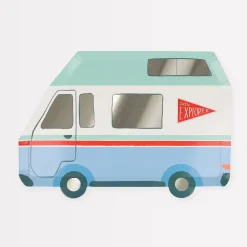 Outdoor Adventures Camper Van Plates | 8ct