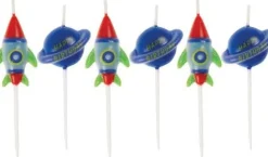 Outer Space Birthday Candles | 6ct
