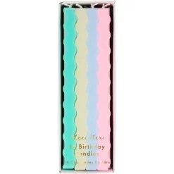 Pastel Wavy Candles | 16ct