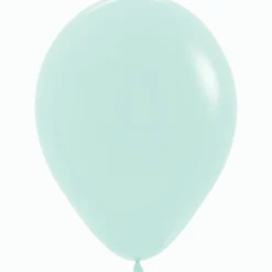 Pastel Matte Green Latex Balloon w/ Helium & Hi-Float 11" | 1 ct