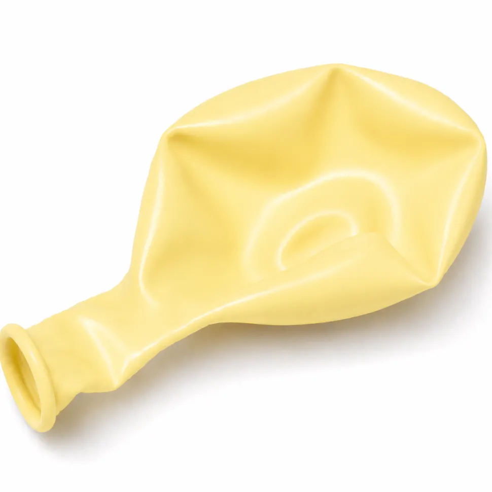 Pastel Yellow, 11" Latex Single Balloon | Does Not Include Helium