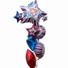 Patriotic USA Star Cluster Bouquet