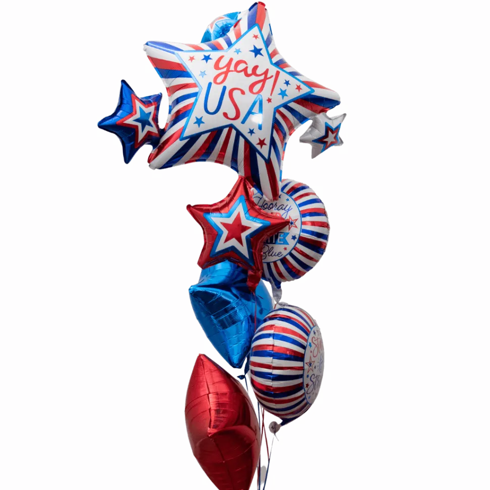 Patriotic USA Star Cluster Bouquet