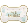 Paw Party Bone Shaped Plate 10in | 8ct