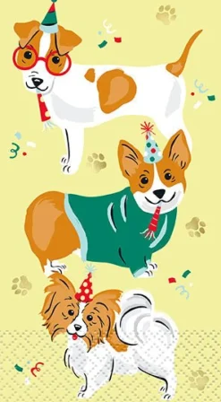 Paw Party "Pawty" Team Birthday Napkins | 16ct