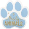 Paw Shaped Paw Party Lunch Napkins | 16ct
