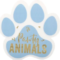 Paw Shaped Paw Party Lunch Napkins | 16ct