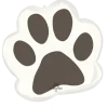 Pawsome Party Paw Print Super Shape Mylar Balloon, 22" | 1ct