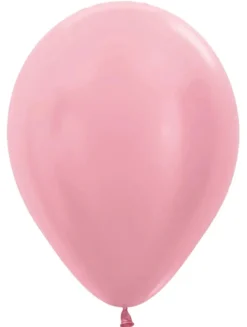 Pearl Pink Latex Balloon w/ Helium & Hi-Float, 11" | 1 ct