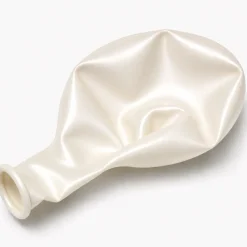 Pearl White, 11" Latex Single Balloon | Does Not Include Helium