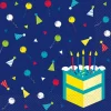 Peppy Birthday Lunch Napkins | 16ct