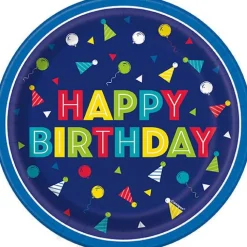 Peppy Birthday Plate 7in | 8ct