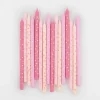 Pink Stars Candles | 16ct