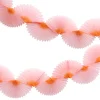 Pink Honeycomb Fan Garland | 1ct