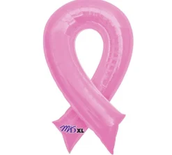 Pink Ribbon Supershape Balloon 36" | 1 ct
