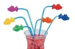 Plastic Fish Straws | 12ct
