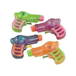 Plastic Neon Grip Squirt Guns | 12ct