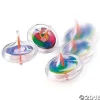 Plastic Swirl Spin Top | 12ct
