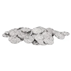 Plastic Coins - Silver | 100ct