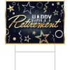 Plastic Happy Retirement Yard Sign | 1ct
