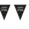 Plastic Prismatic Happy Birthday Flag Banner 9ft | 1ct