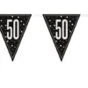 Plastic Prismatic 50th Birthday Flag Banner 9ft | 1ct