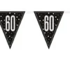Plastic Prismatic 60th Birthday Flag Banner 9ft | 1ct