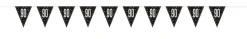 Plastic Prismatic 90th Birthday Flag Banner 9ft | 1ct
