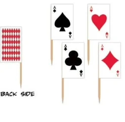 Playing Card Picks | 50ct | 2.5"