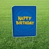 Poke Cards Happy birthday Yard Sign 18"x24" | 1ct