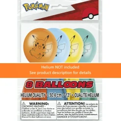Pokémon Latex Balloons 12" | 8ct