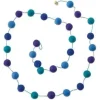 Pool Blue Pompom Garland 6ft | 1ct