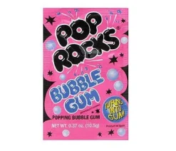 Pop Rocks Bubble Gum Popping Candy .33oz | 1ct