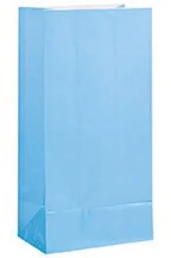 Powder Blue Paper Bag | 12ct