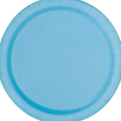 Powder Blue Paper Plates 10" | 50ct