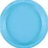 Powder Blue Plastic Plate 10in | 50ct