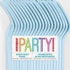 Powder Blue Premium Plastic Forks | 50ct